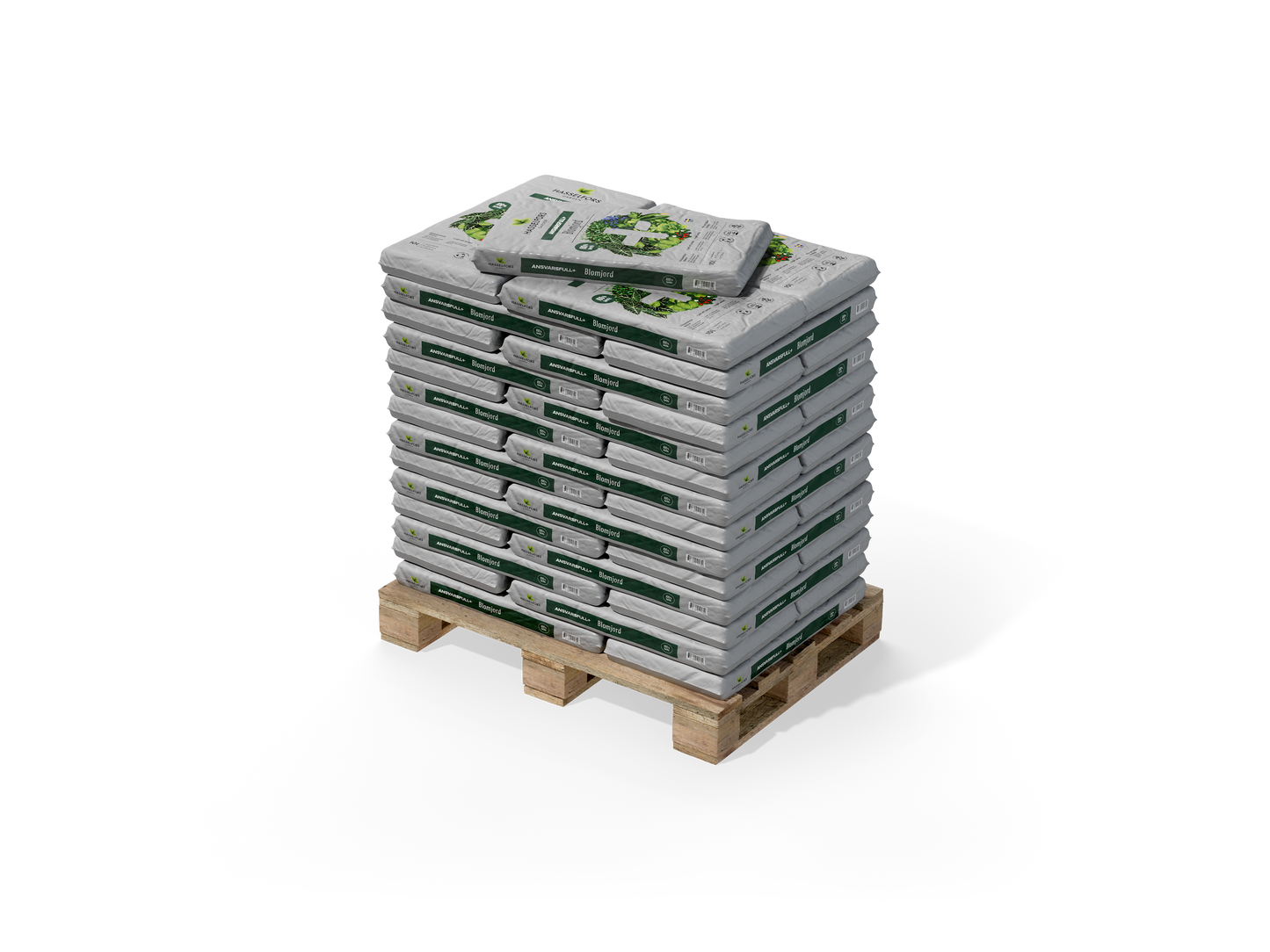 Hasselfors Ansvarsfull + Plantjord m Biokol 40 liter, 51st, Helpall - Fraktfritt