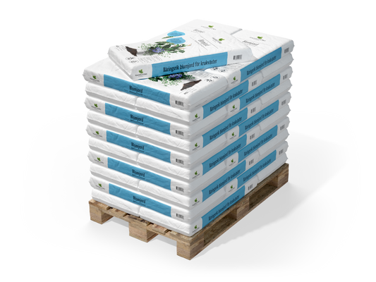 Hasselfors blomjord, 40 liter, 54st, Helpall - Fraktfritt